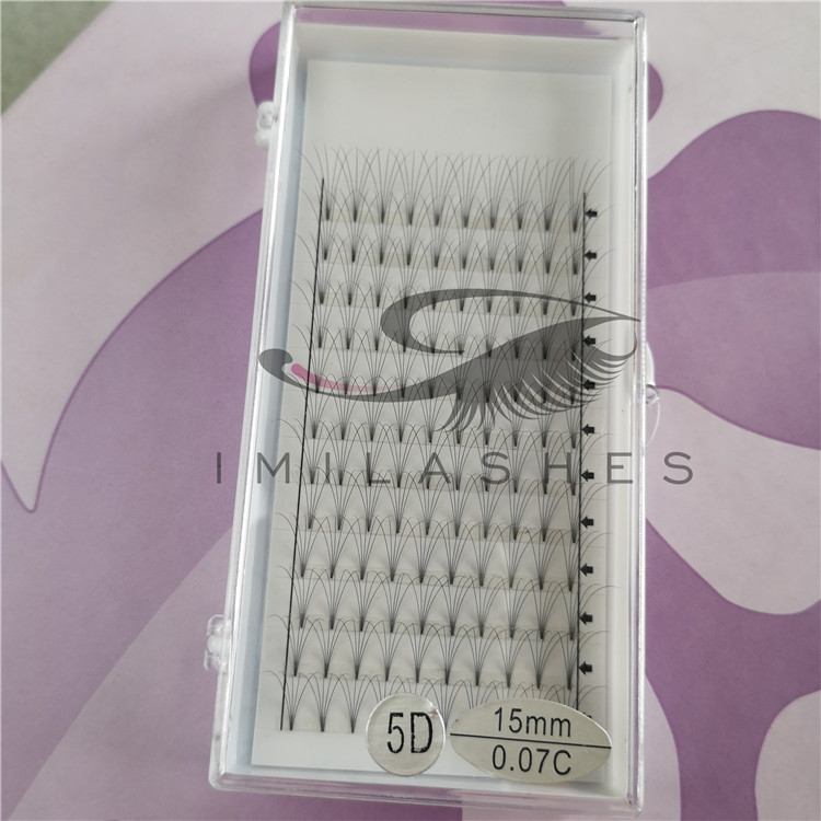 Best individual mink premade volume fans heat boneded lashes